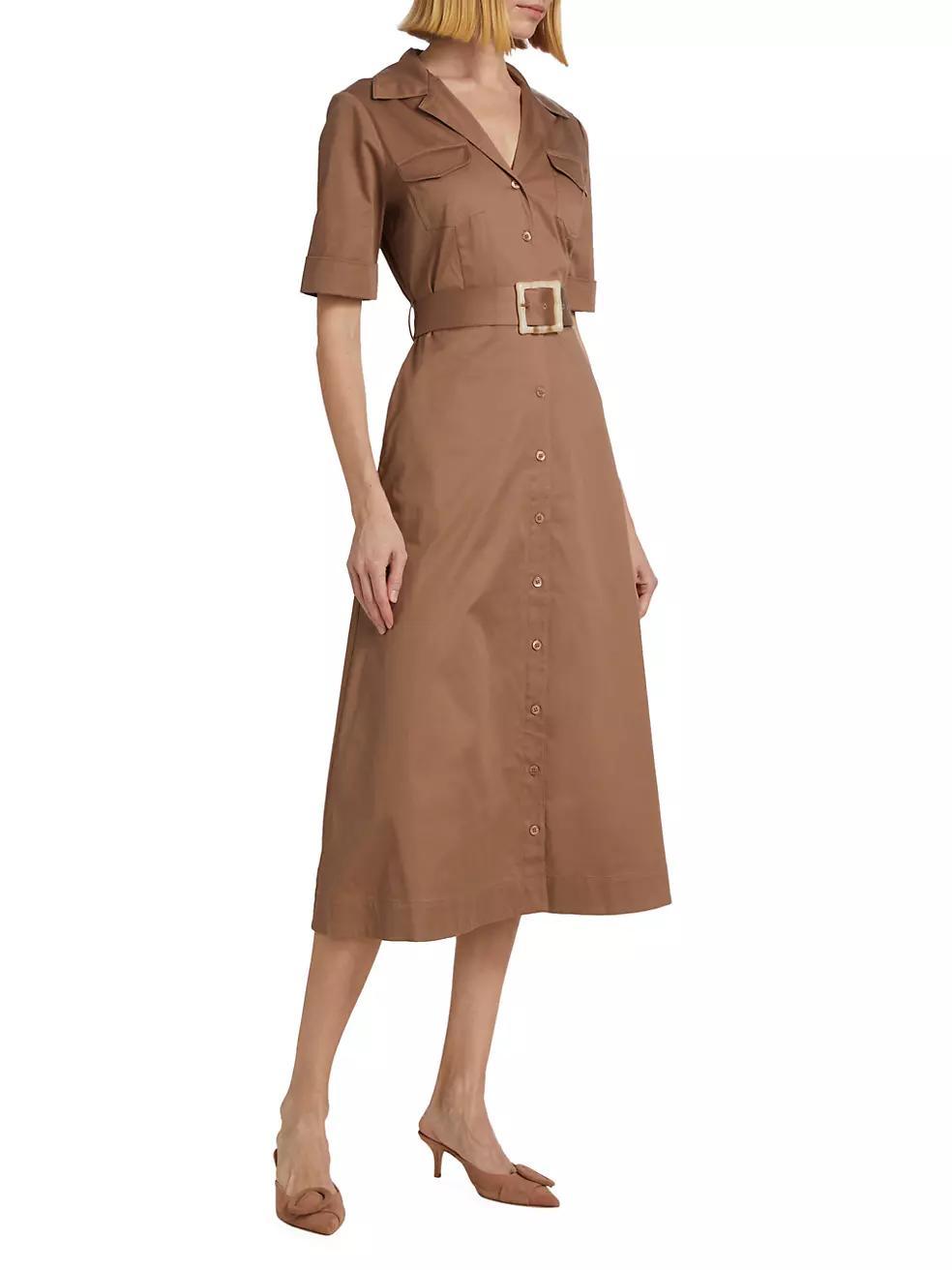 Expressing Myself Cotton-Blend Midi-Dress Product Image