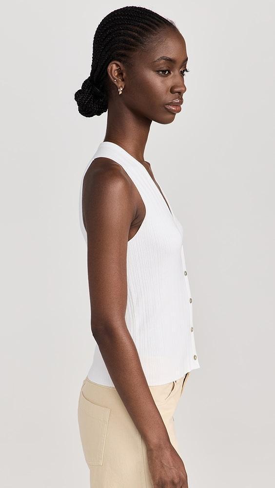 Vince Button Tank | Shopbop Product Image