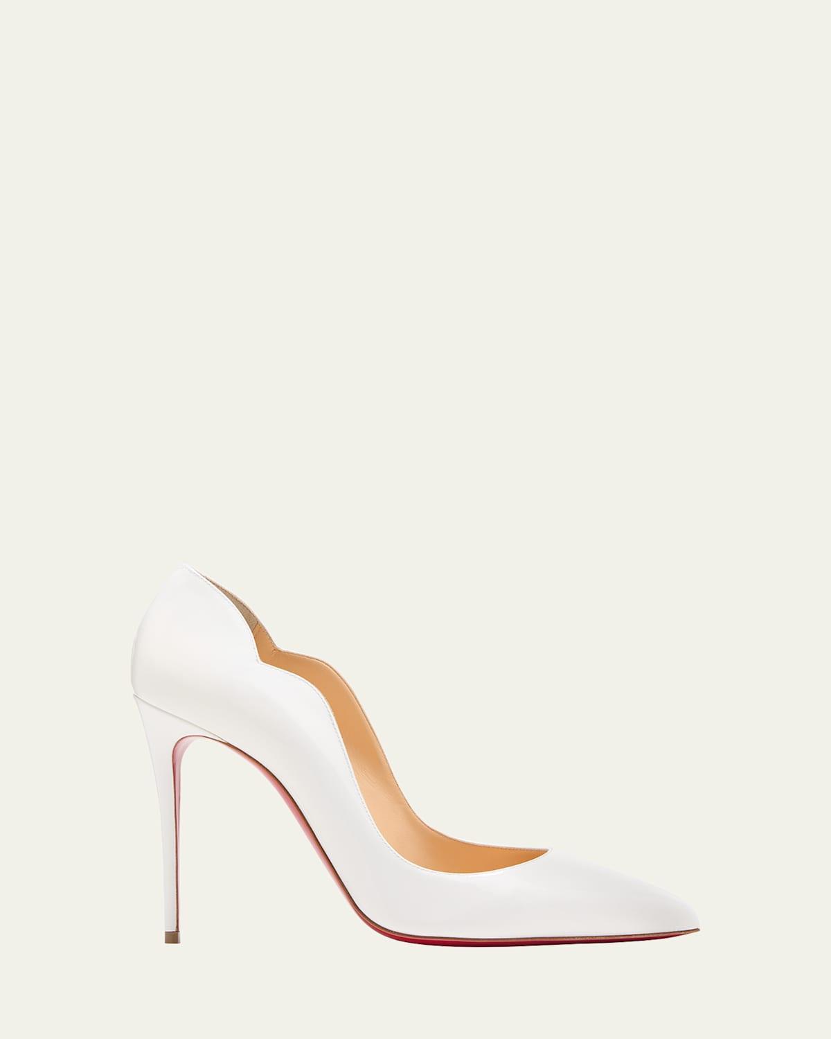 Womens Hot Chick 100MM Leather Pumps Product Image
