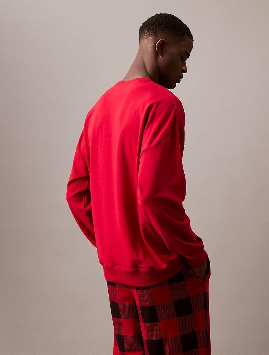 Icon Cotton Stretch Holiday Sweatshirt Product Image