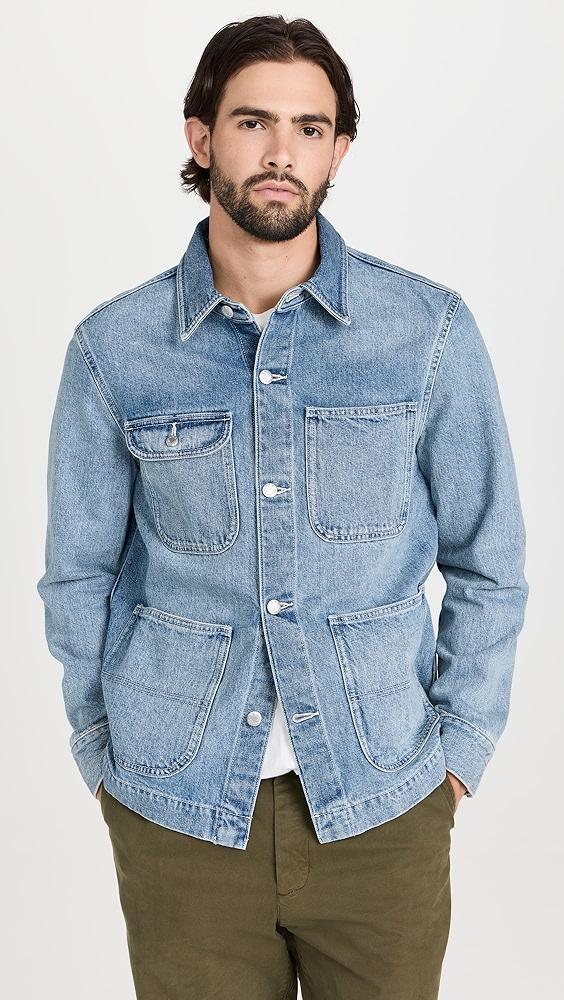 Alex Mill Work Jacket in Vintage Wash Denim | Shopbop Product Image