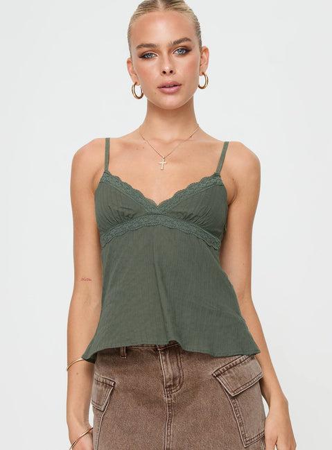 Lunya Top Green Product Image