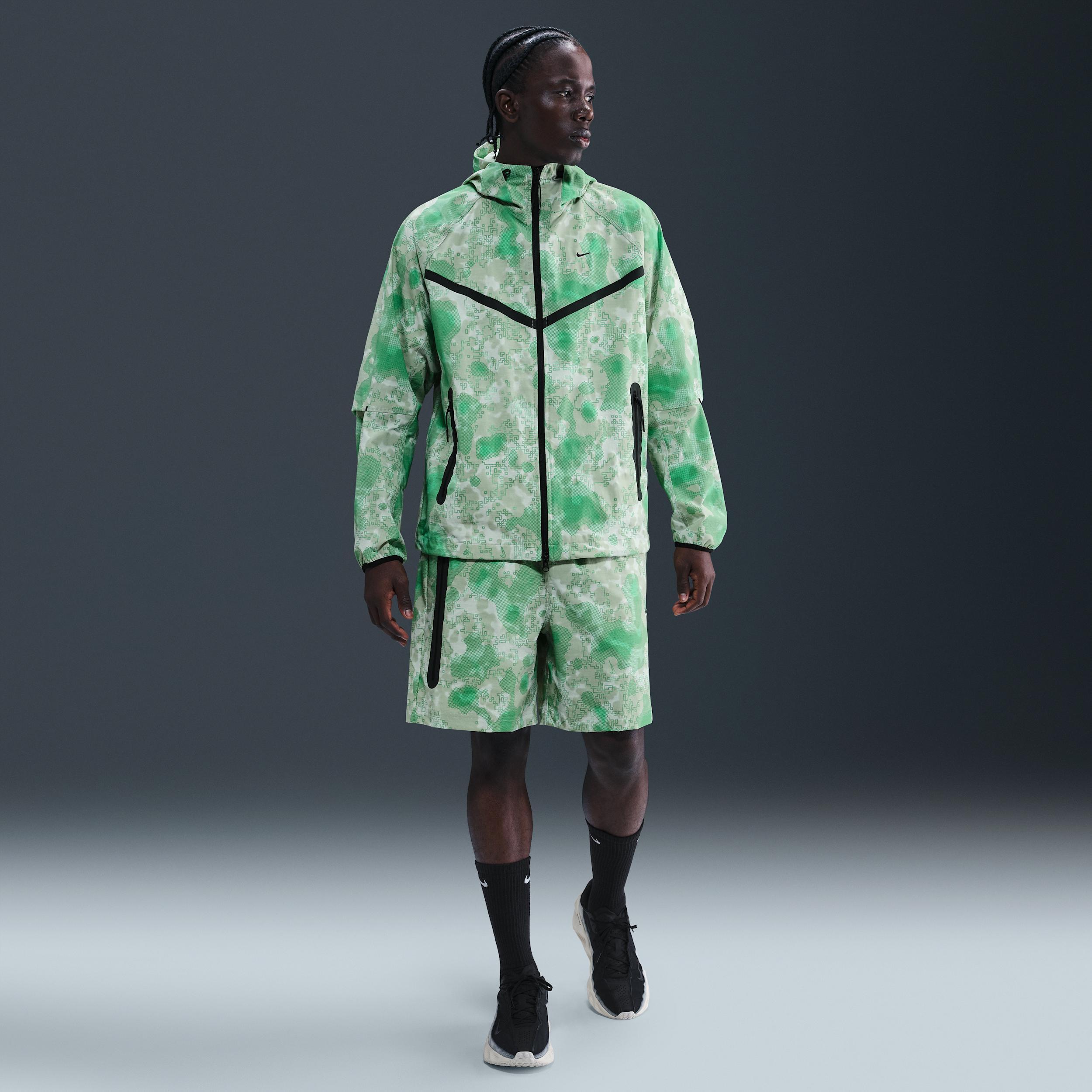 Nike Men's Tech Dri-FIT Woven Camo Windrunner Jacket Product Image