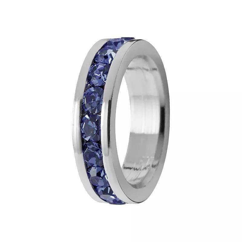 Traditions Jewelry Company Sterling Silver Crystal Birthstone Rondelle Charm, Women's, November Product Image