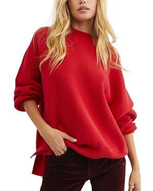 Free People Easy Street Tunic Sweater Black S Product Image