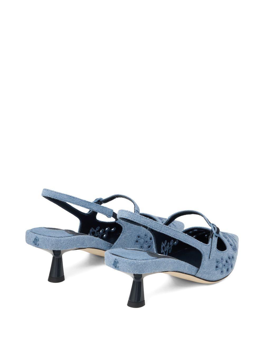 Didi embroidered slingback pumps Product Image