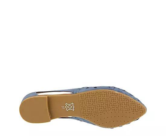 Spring Step Delorse Women's Leather Flats, Size: 35, Blue Blue Product Image