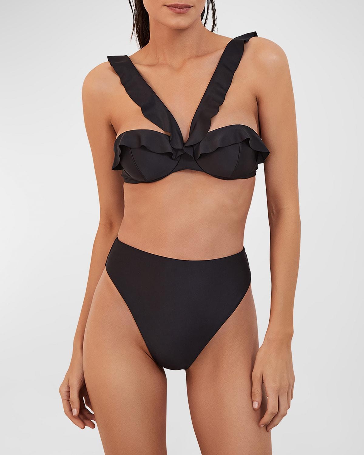 Womens Gigi High-Rise Bikini Bottoms Product Image