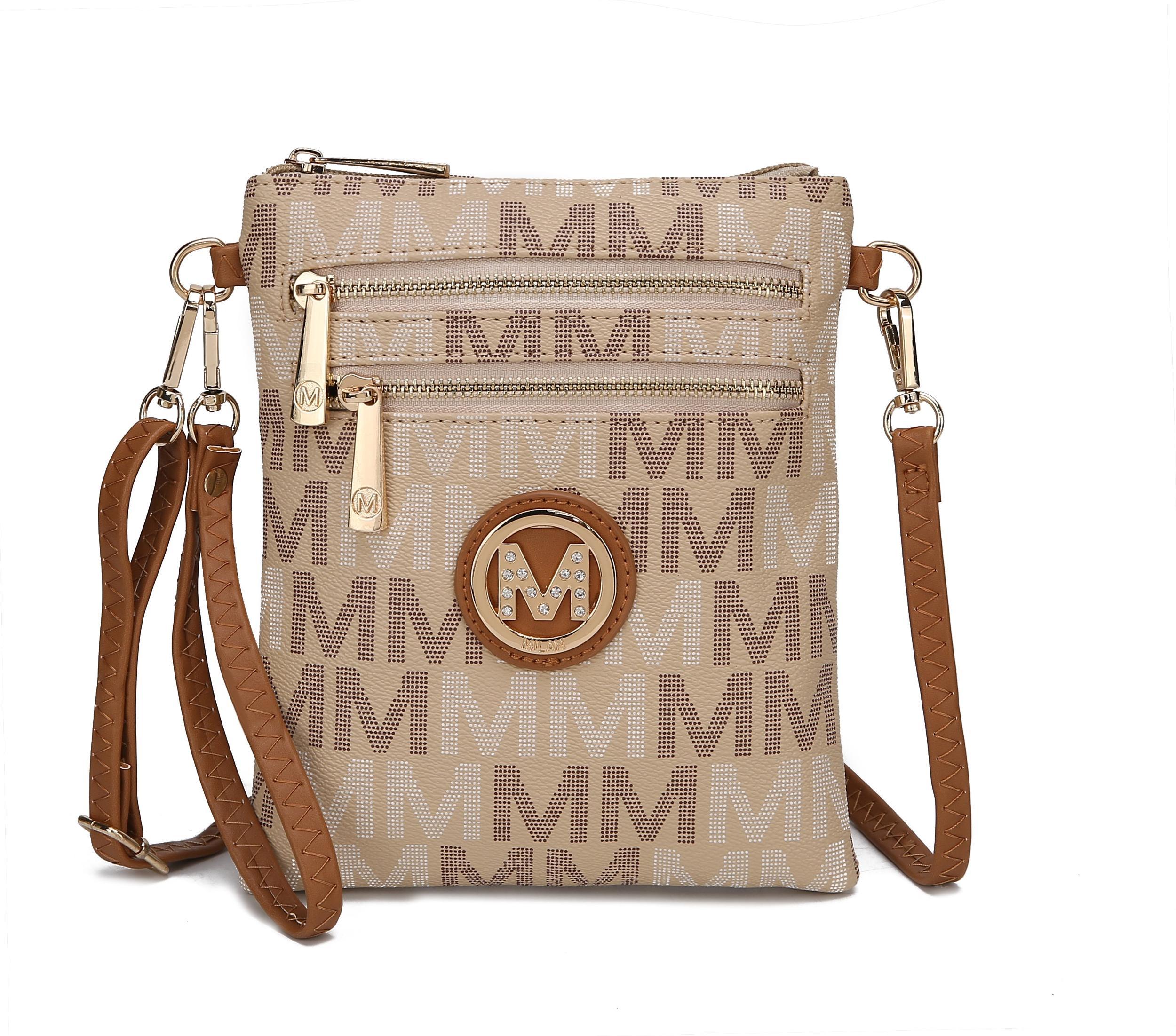 MKF Collection Women's Gaia Milan Signature Crossbody Bag Female Product Image