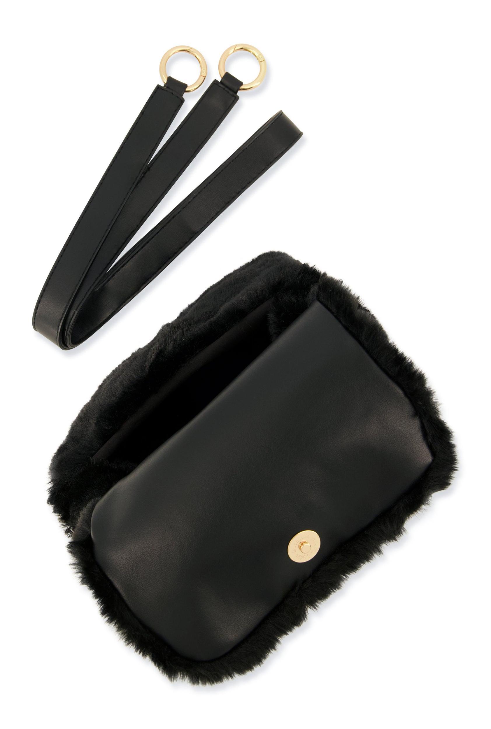 Faux Fur Clutch Crossbody Bag Female Product Image