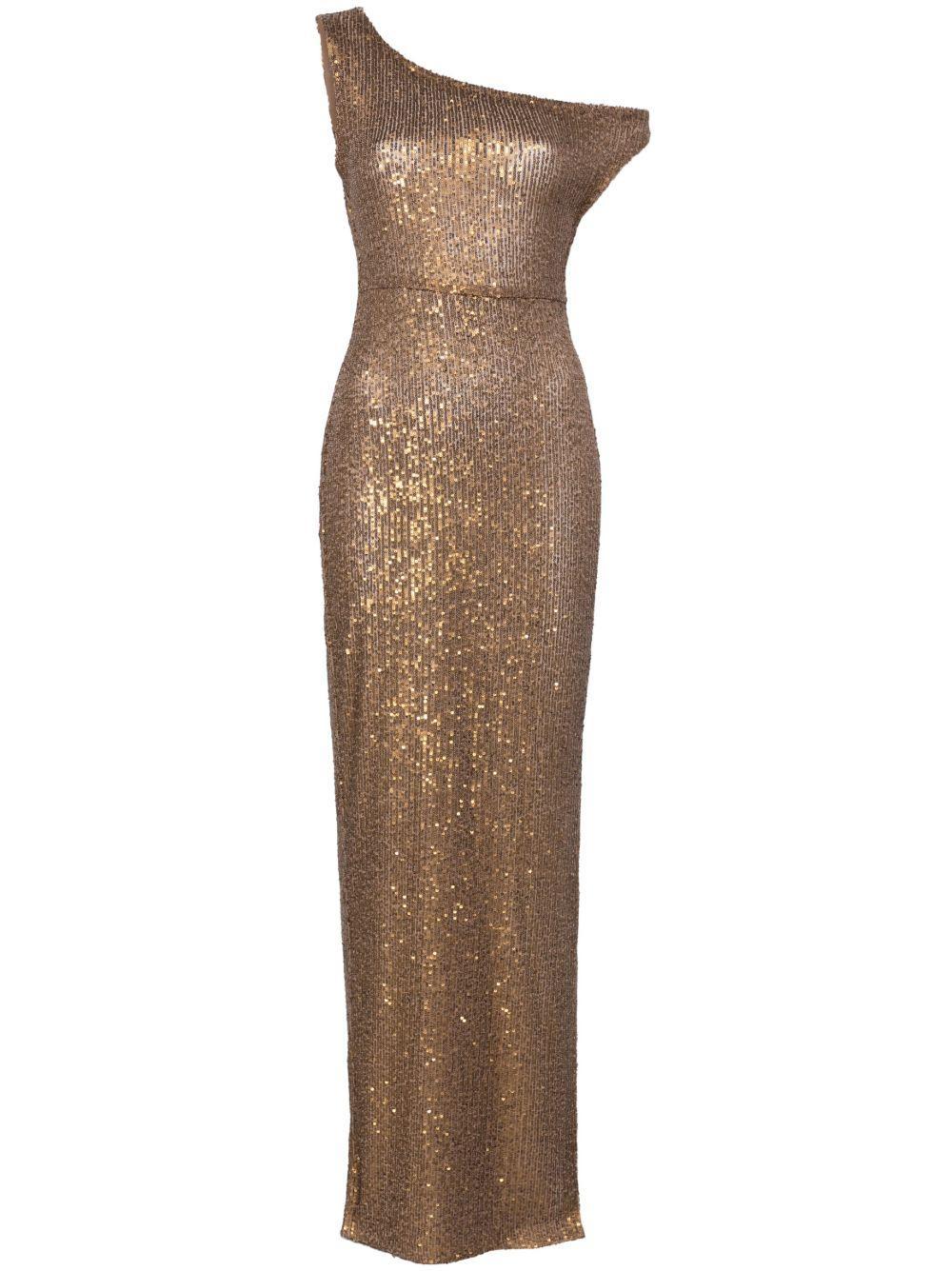 sequin-embellished gown Product Image