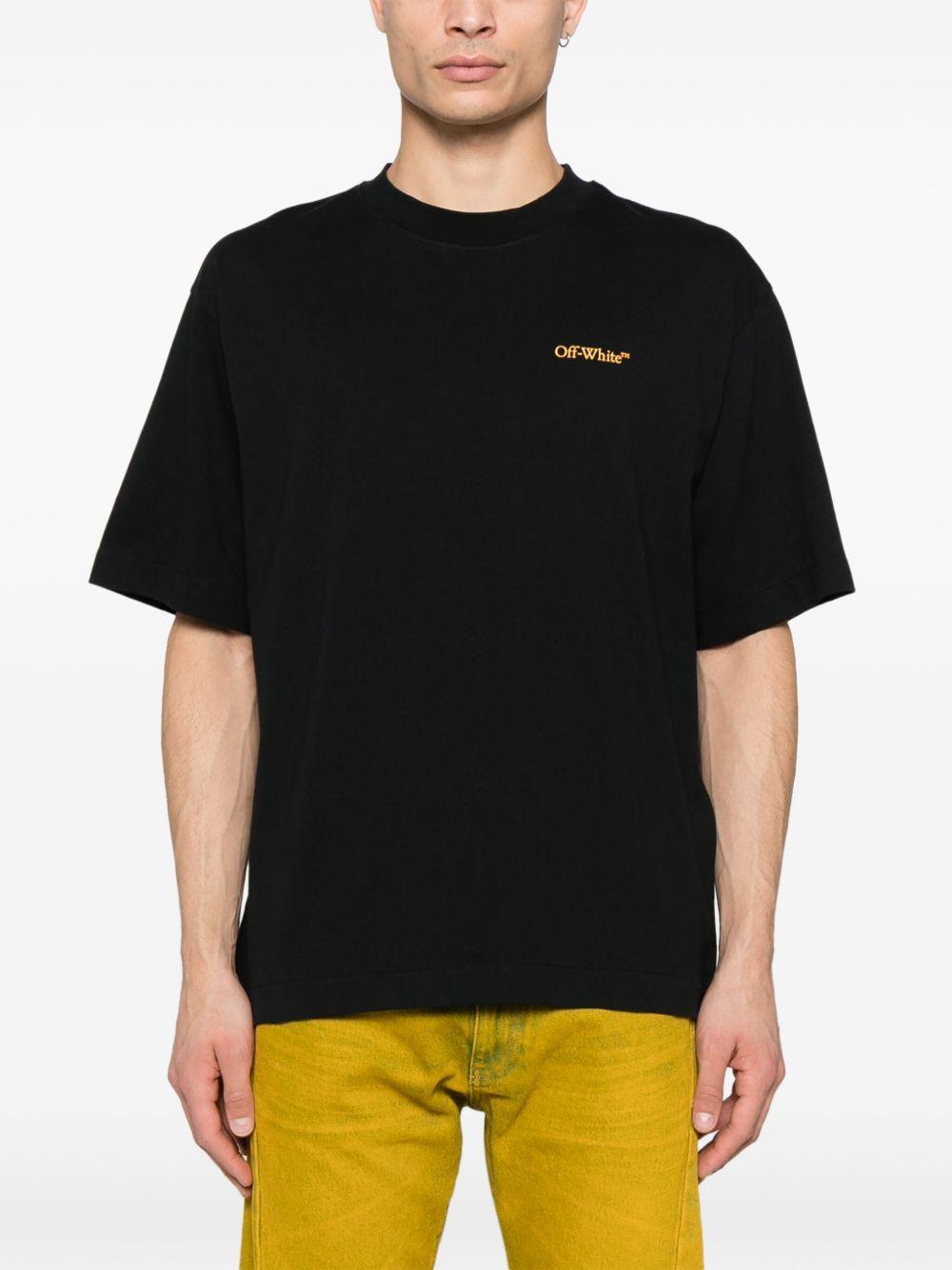 tape-arrow short-sleeve T-shirt Product Image