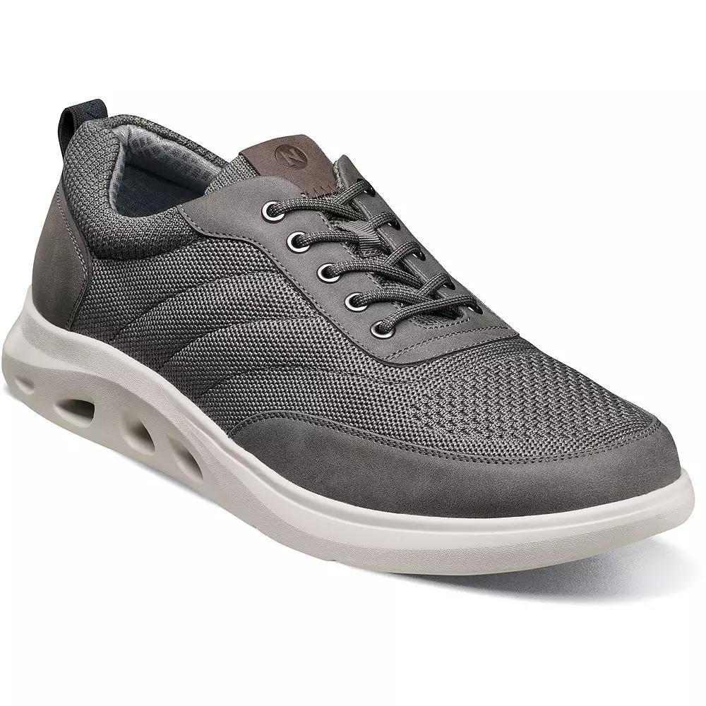 Nunn Bush® Ponte Men's Knit Moc Toe Sneakers, Size: 7, Gray Team Product Image