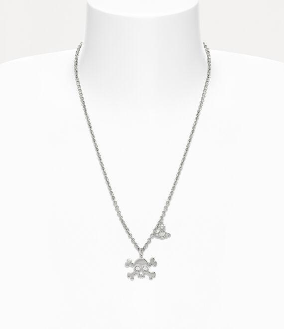 Man. Franklin Skull Pendant Necklace Product Image