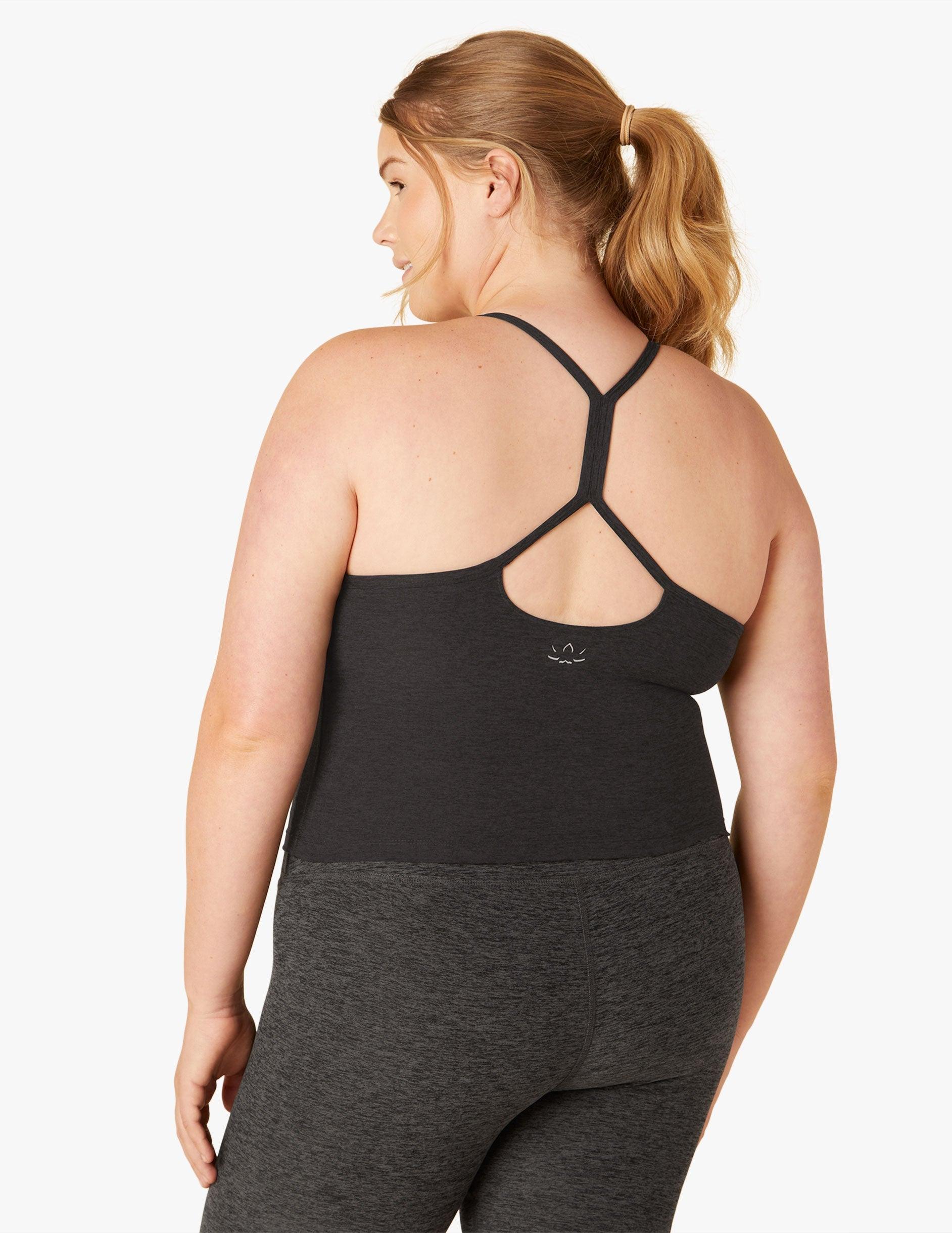Spacedye Slim Racerback Cropped Tank Product Image