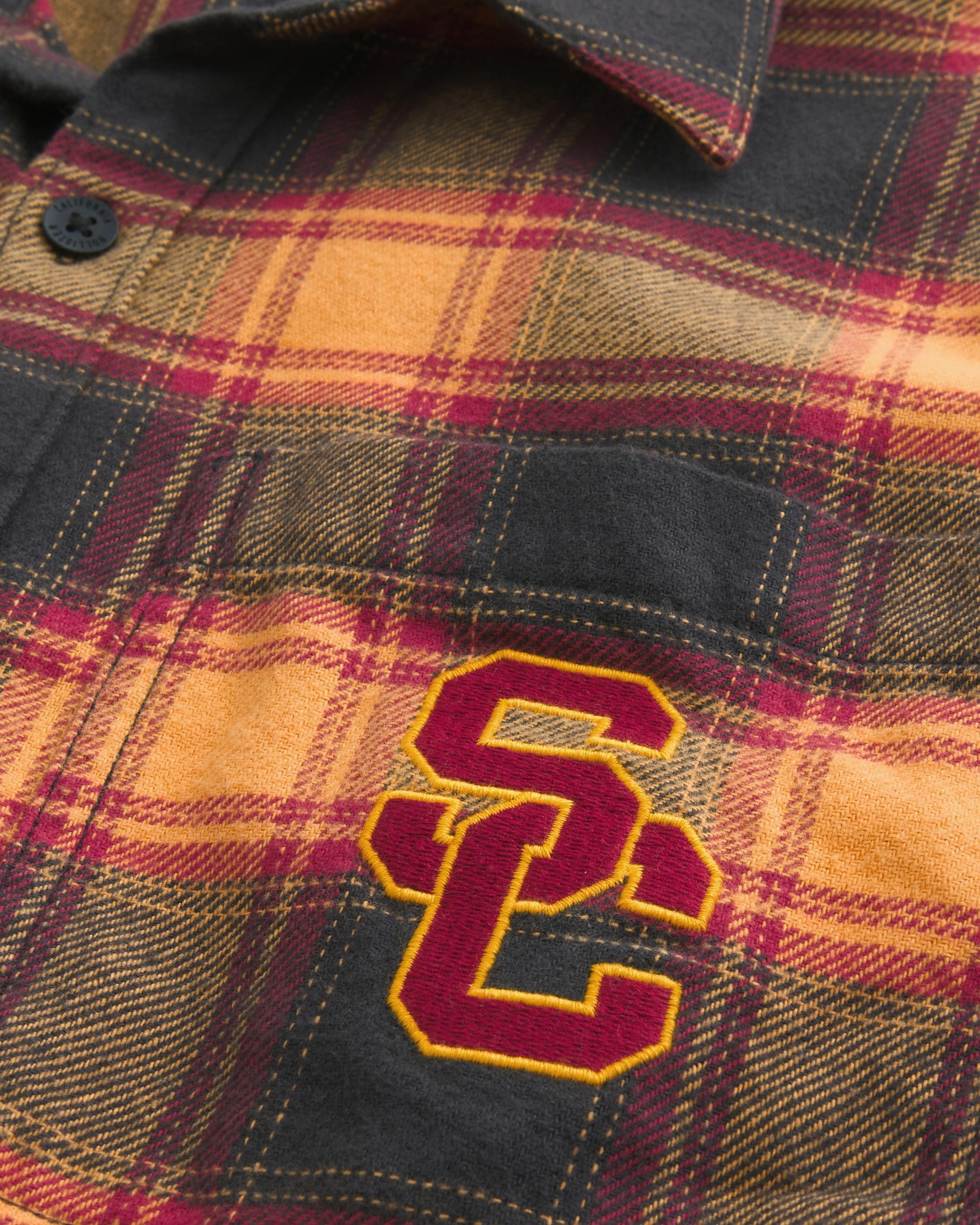 University of Michigan Graphic Flannel Shirt Product Image