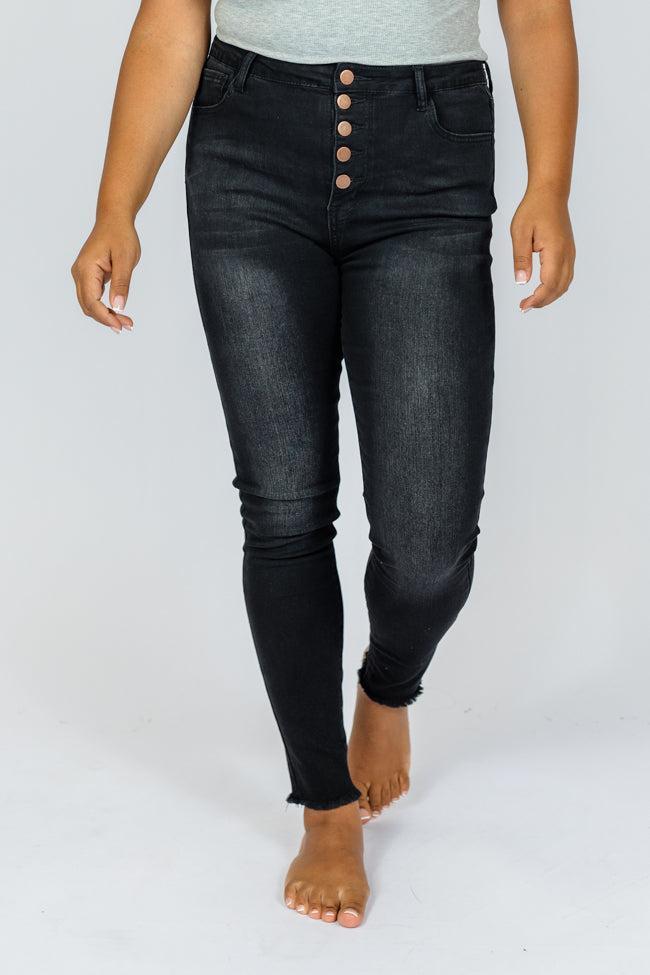 Chelsie Black Skinny Tall Jeans FINAL SALE Product Image