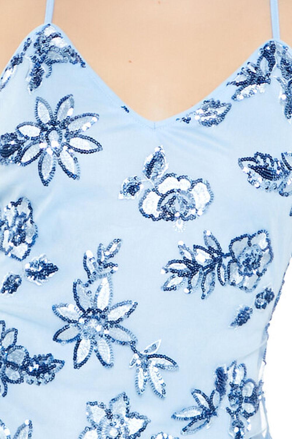 Sequin Floral Mini Dress | Forever 21 Product Image