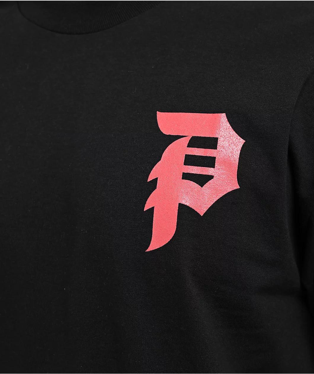 Primitive x Halloween Mask Black T-Shirt Product Image