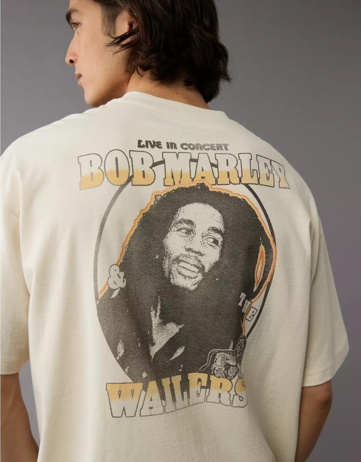 AE Boxy Bob Marley Graphic T-Shirt Product Image