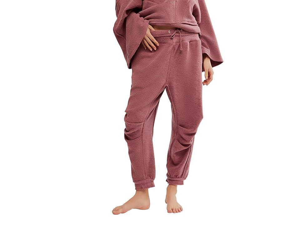 Free People Day Off Fleece Jogger (Tender Peach) Women's Pajama Sets Product Image