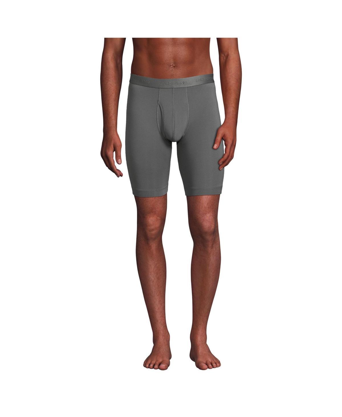 Lands End Mens Longer Flex Performance Boxer Brief 3 pack Product Image