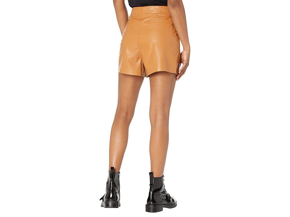 Joe's Jeans Johnnie Weightless Leather Shorts (Almond) Women's Shorts Product Image