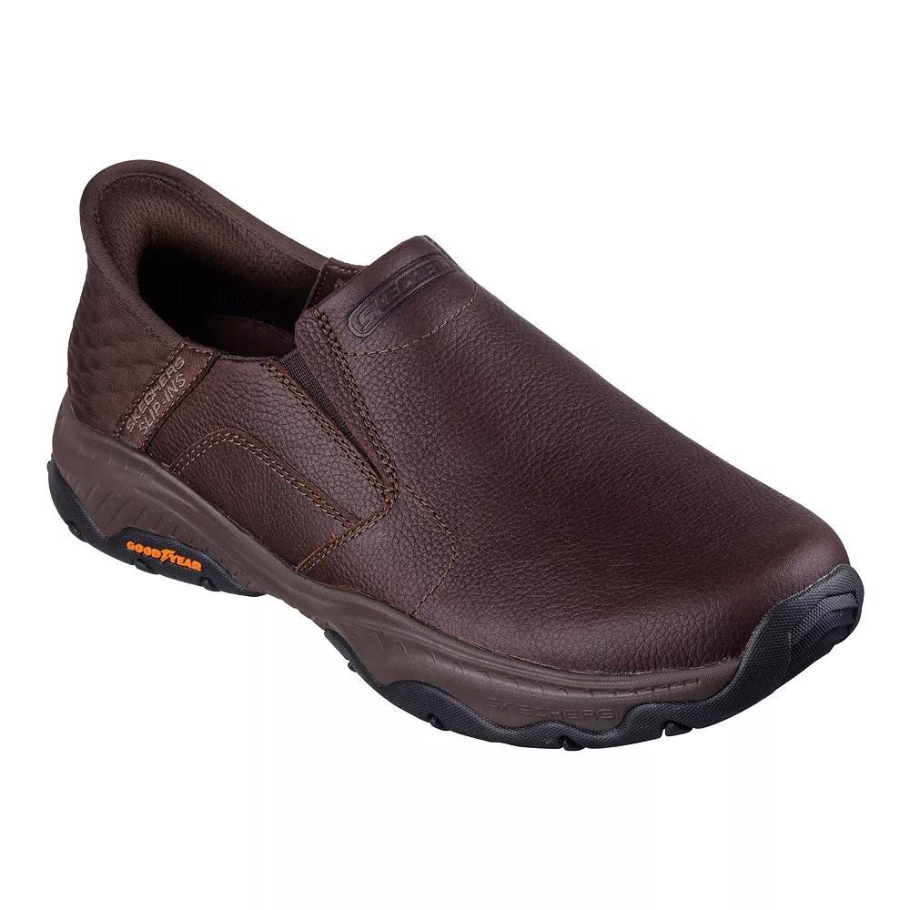 Skechers Hands Free Slip-ins® Relaxed Fit® Craster Lanigan Men's Shoes, Size: 10, Red Brown Product Image