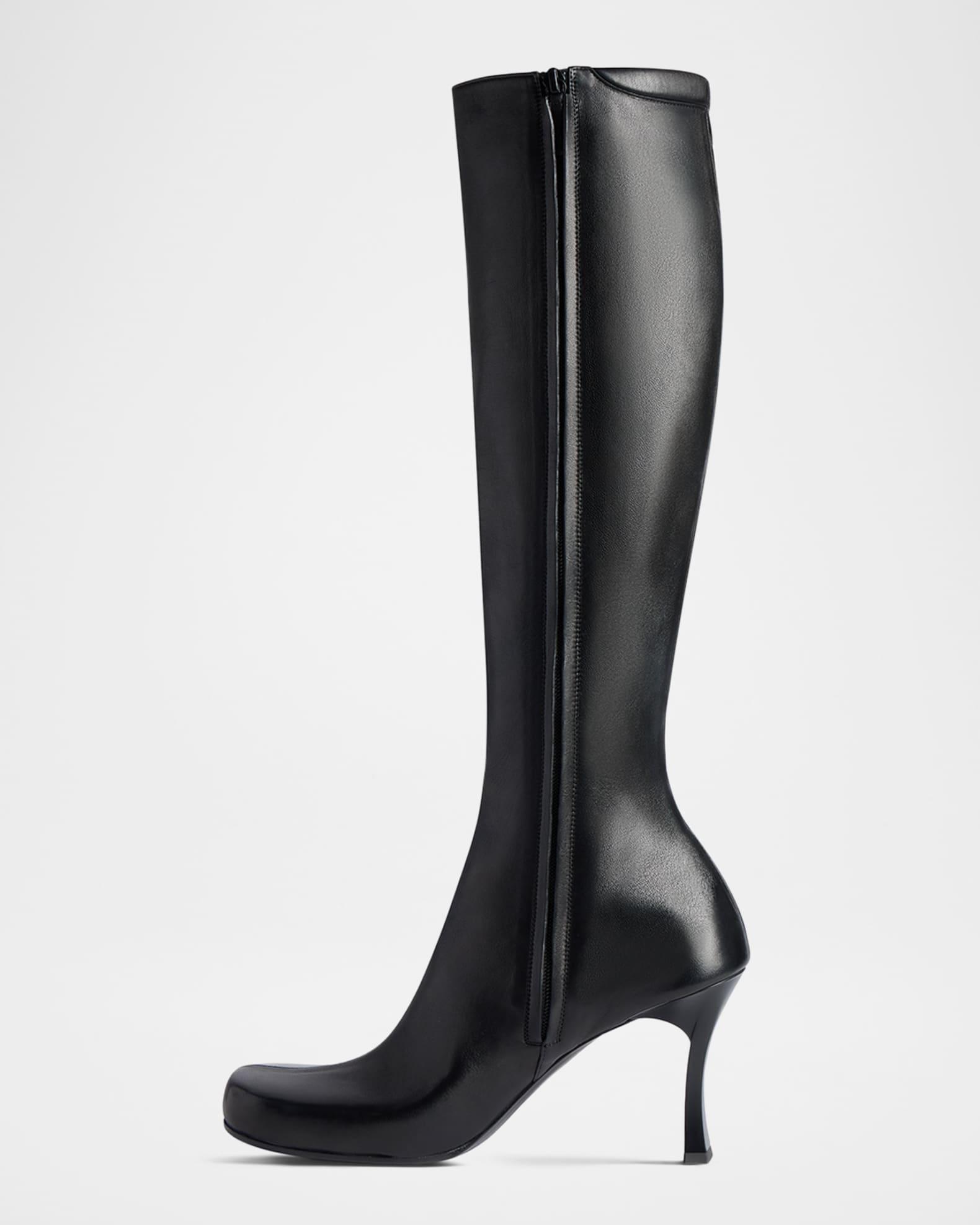 x Scholl Leather Knee-High Boots Product Image
