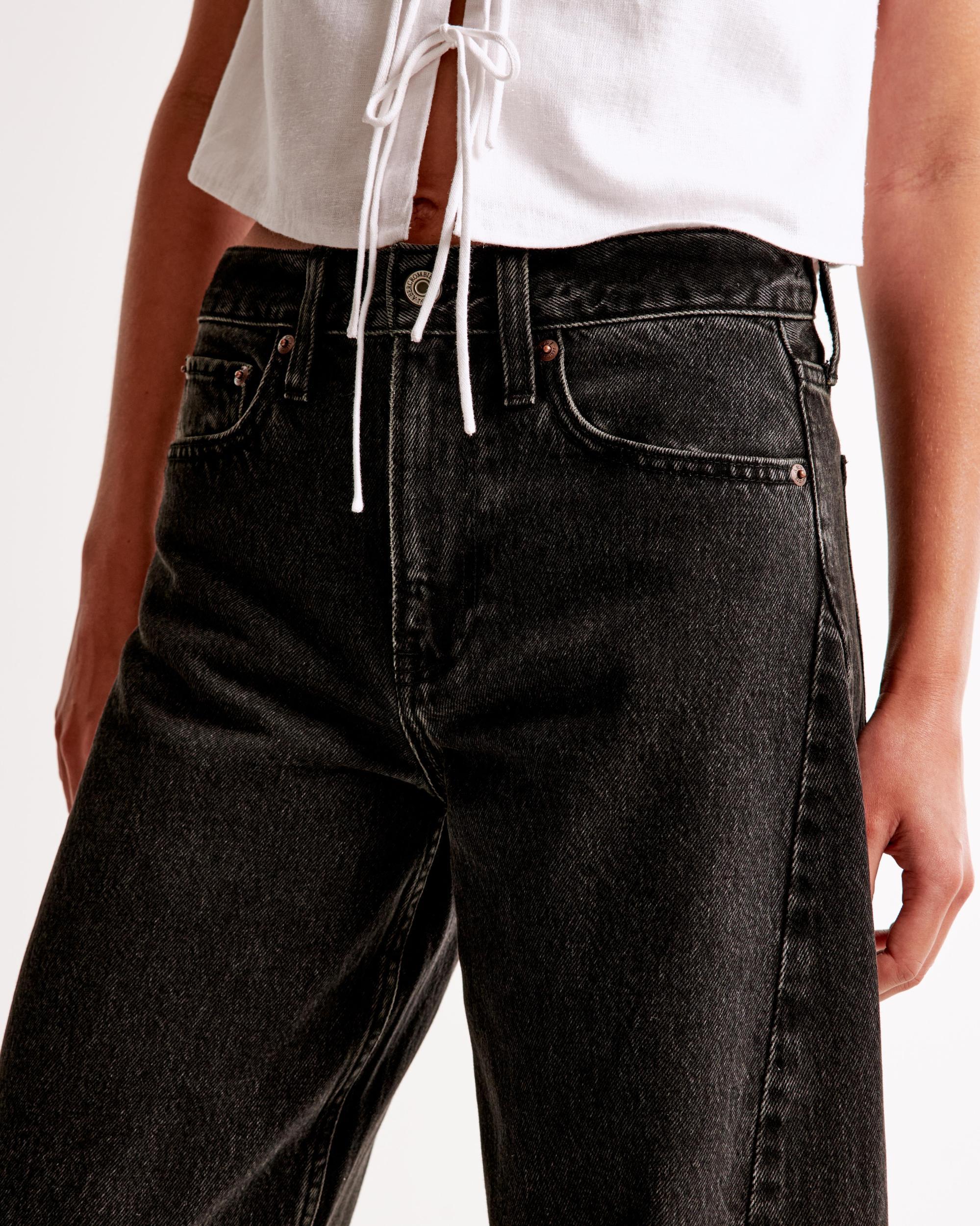 Mid Rise Barrel Jean Product Image