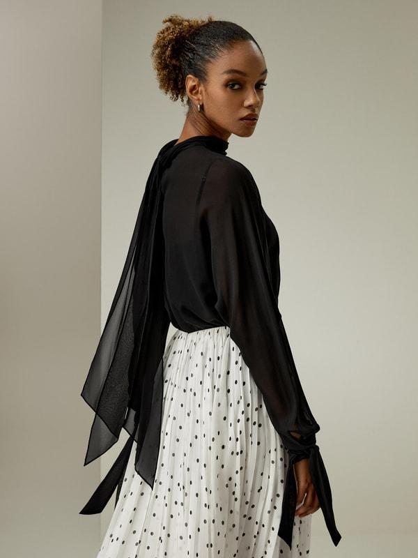 Floaty Batwing Sleeve Blouse Set Product Image