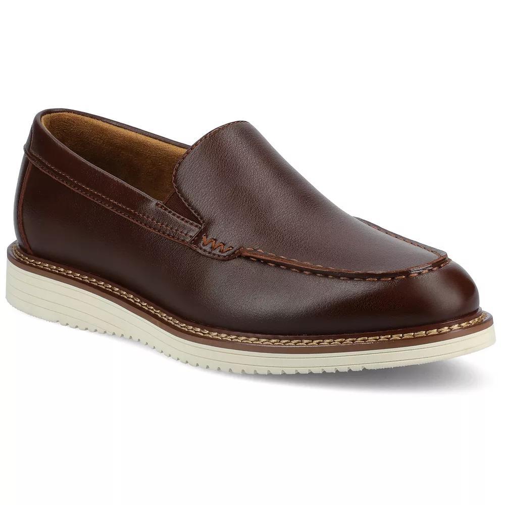 VANCE Oneal Mens Hybrid Casual Flexible Venetian Loafers Brown Product Image