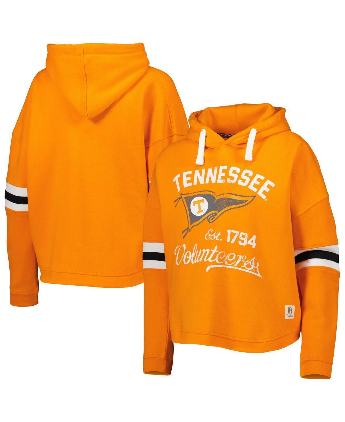 Women's Pressbox Tennessee Orange Tennessee Volunteers Super Pennant Pullover Hoodie, Size: Small Product Image