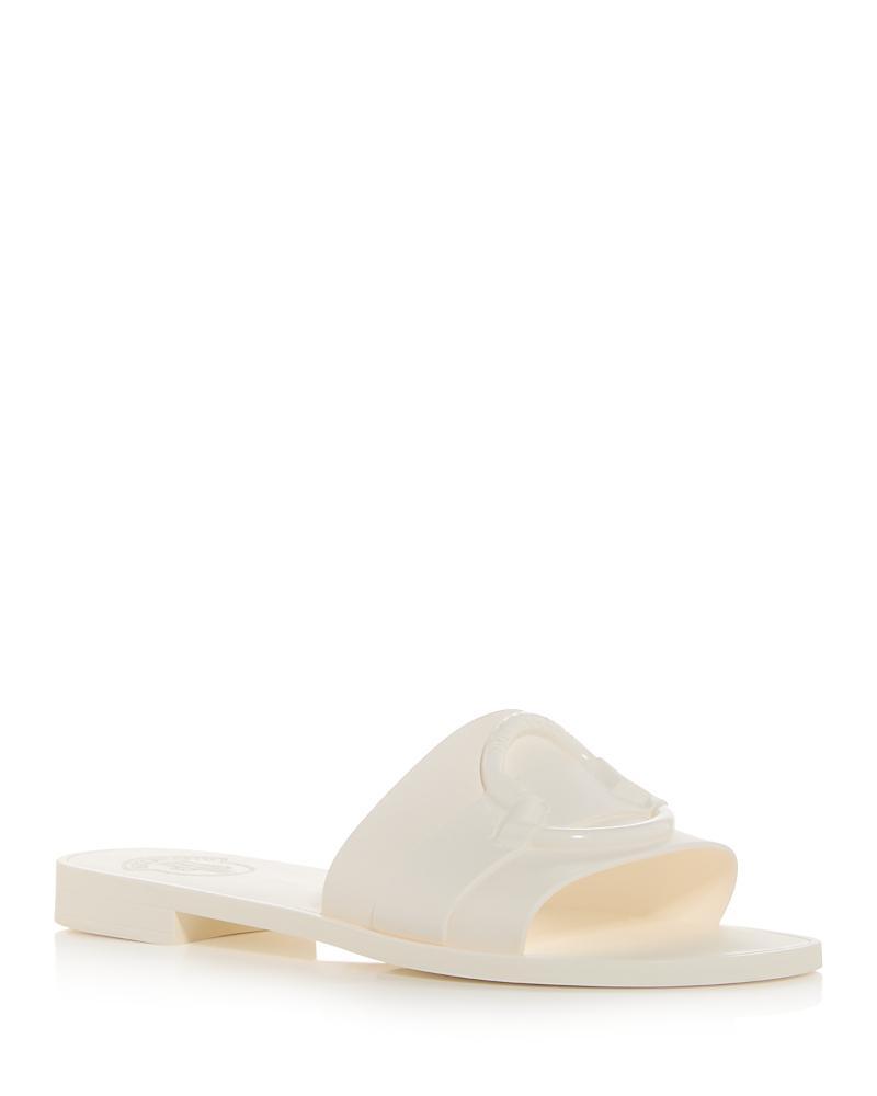 Moncler Womens Mon Logo Slide Sandals Product Image