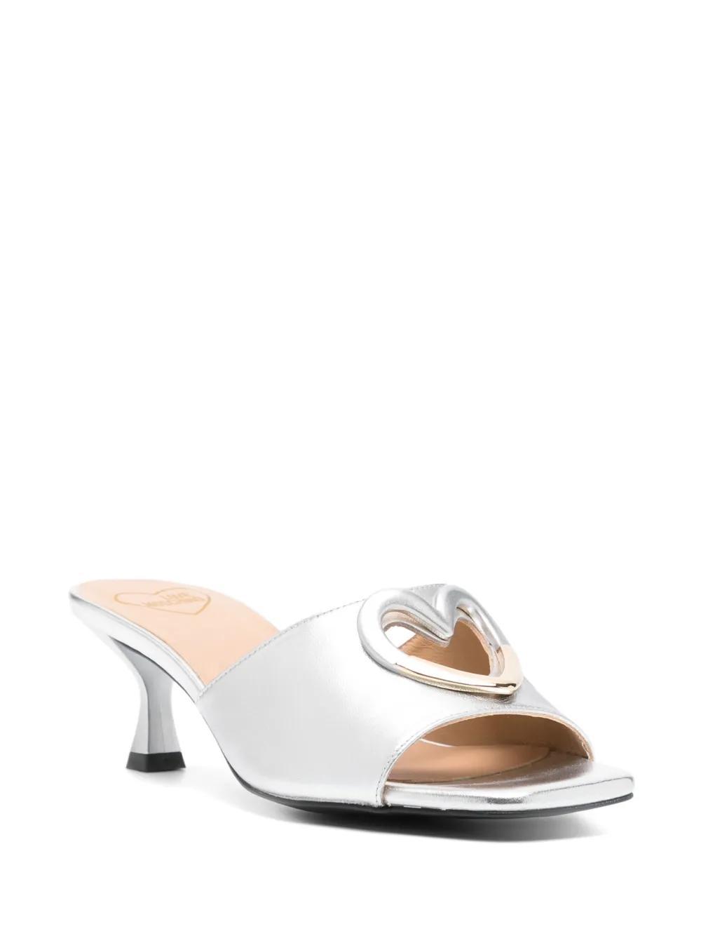 60mm heart-appliqué sandals Product Image