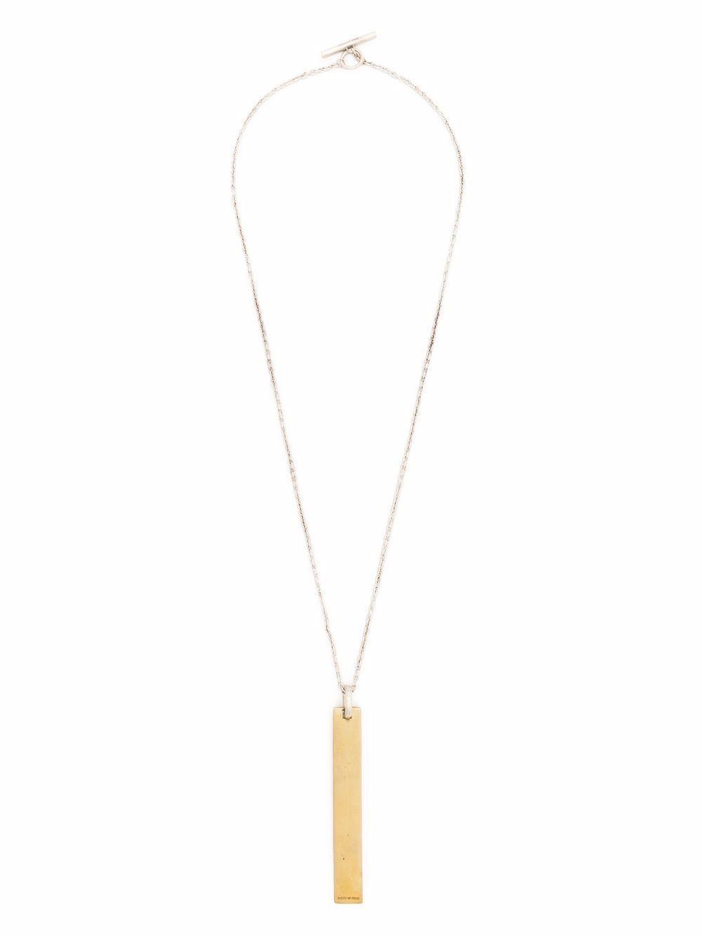 Plate pendant necklace  Product Image