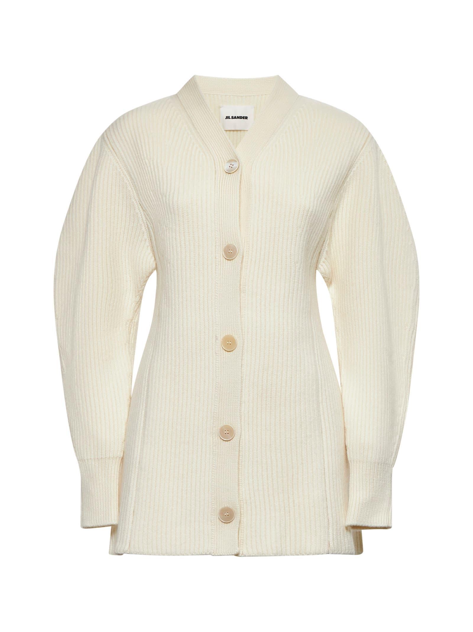 JIL SANDER Cardigan In Chalk Product Image