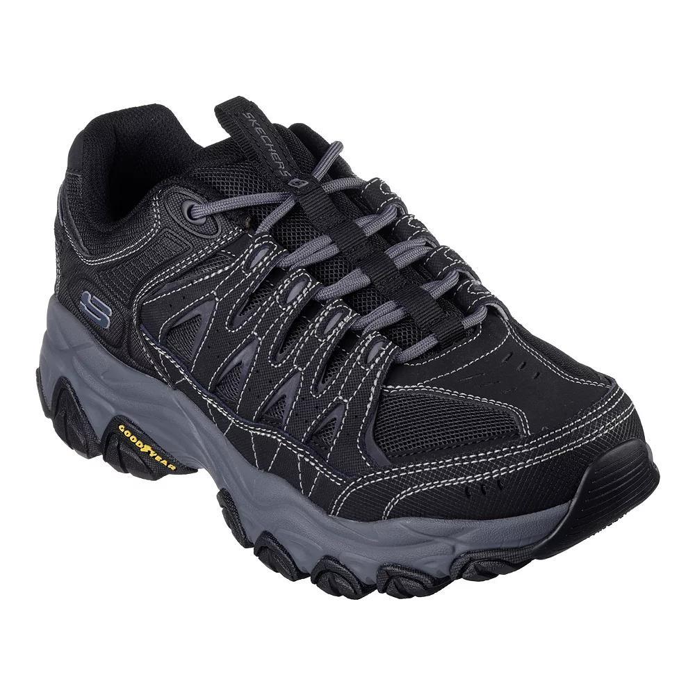 Skechers After Burn M.Fit 2.0 Men's Shoes, Size: 8 XW, Black Grey Product Image