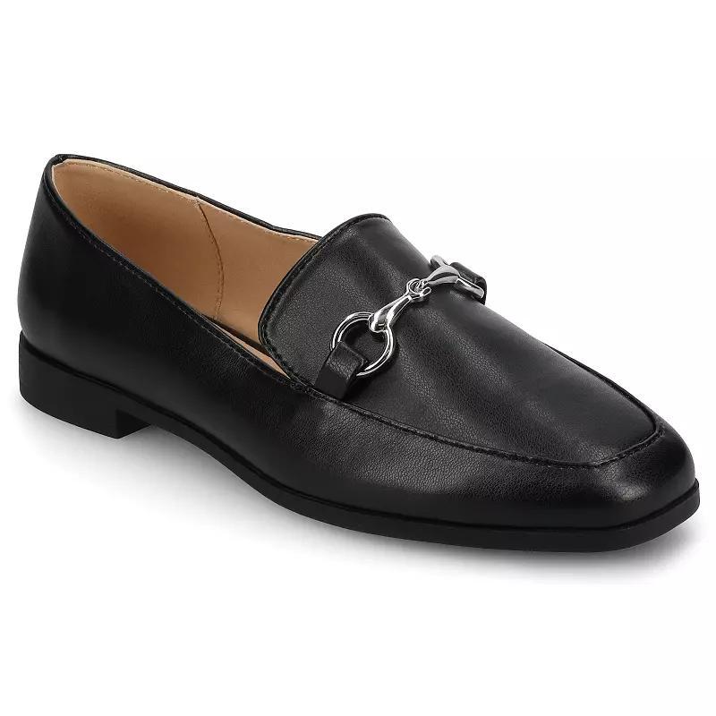 Journee Lacie Womens Slip On Square Toe Loafers Product Image
