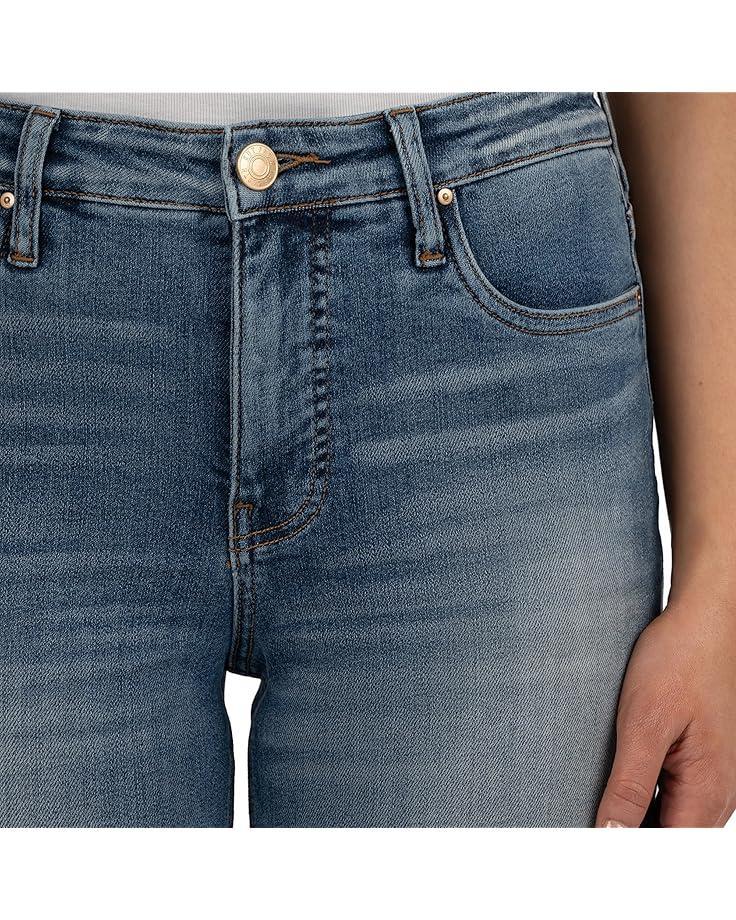 Rachael High Rise Fab Ab Mom Raw Hem Long Inseam Product Image