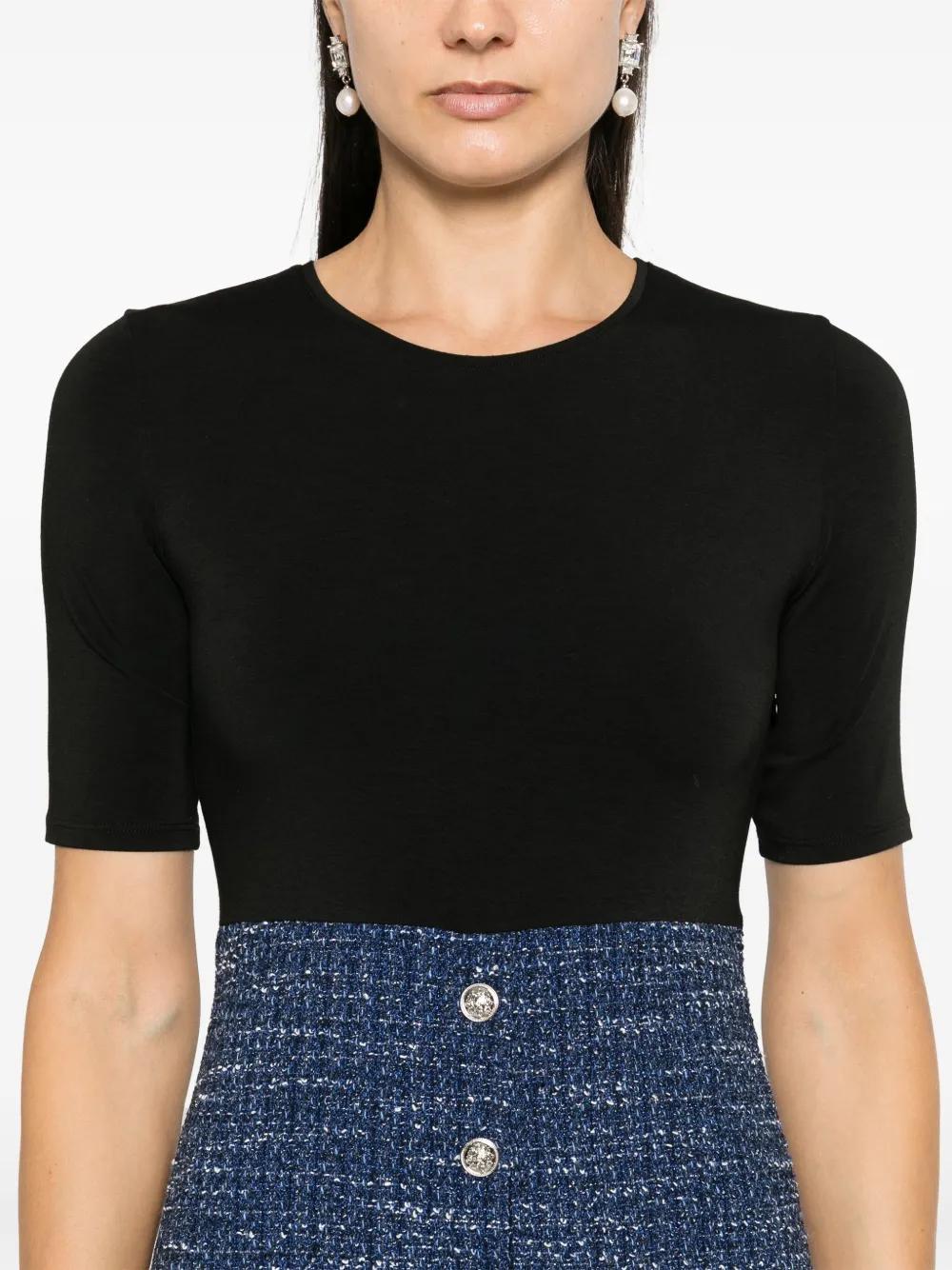 layered tweed mini dress Product Image