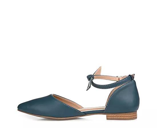 Journee Vielo Women's Flats, Size: 7.5 Wide, Blue Product Image