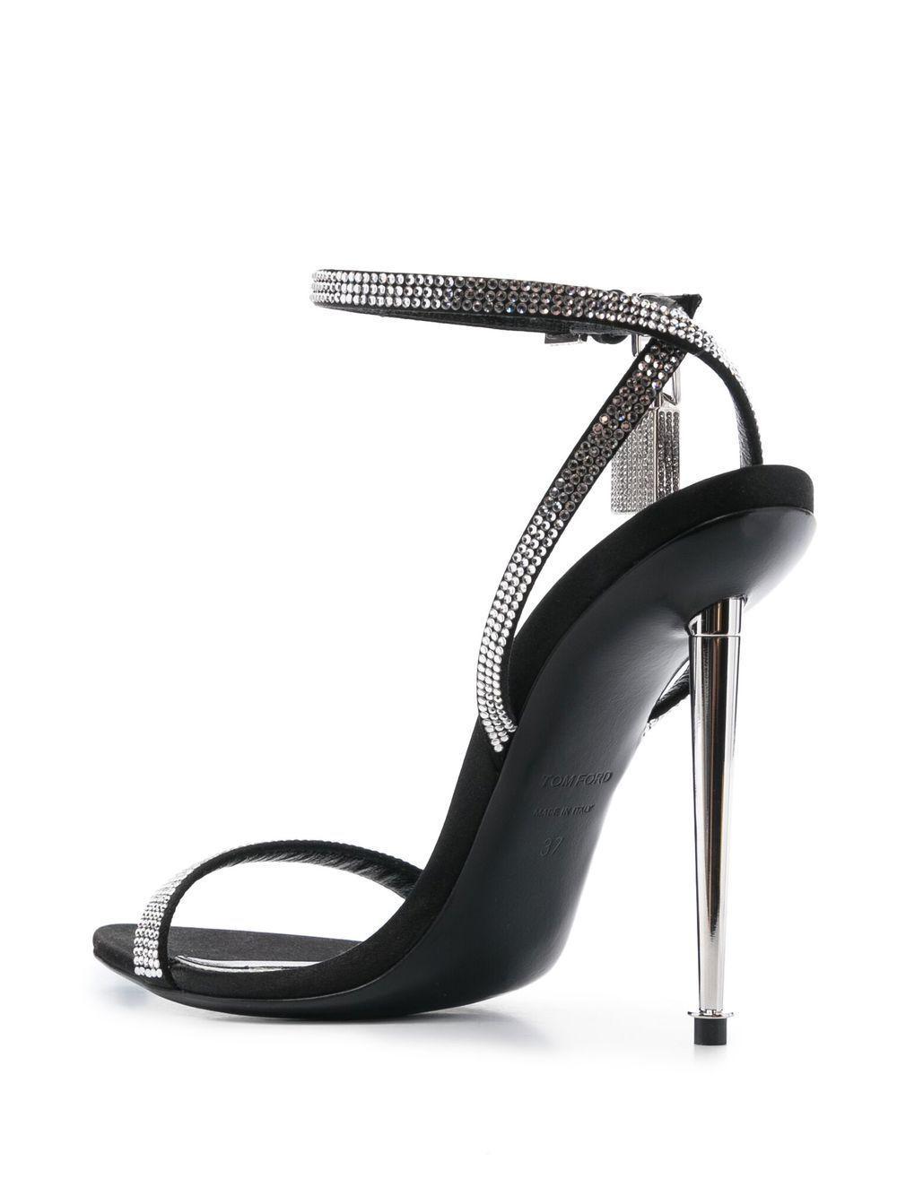crystal-embellished 120mm sandals Product Image