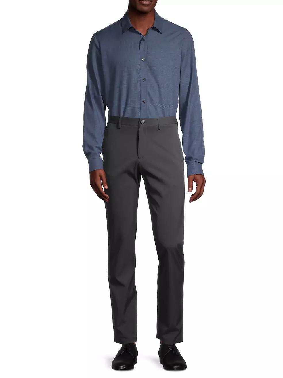 Cotton Button-Front Shirt Product Image