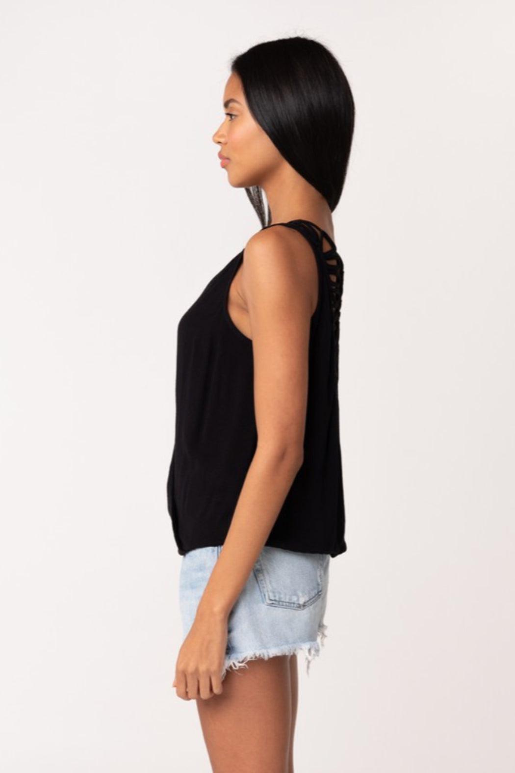 Lace Back Tank Top Product Image
