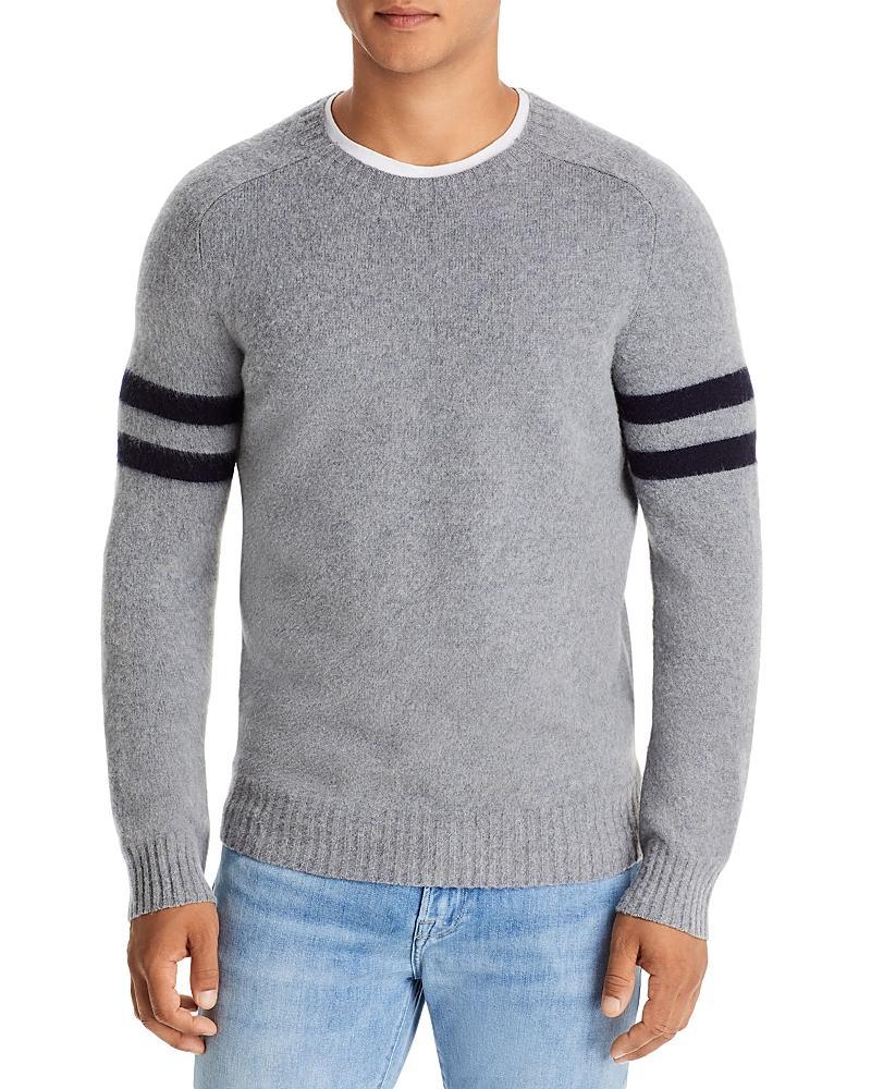 The Mens Store at Bloomingdales Striped Sleeves Sweater Product Image