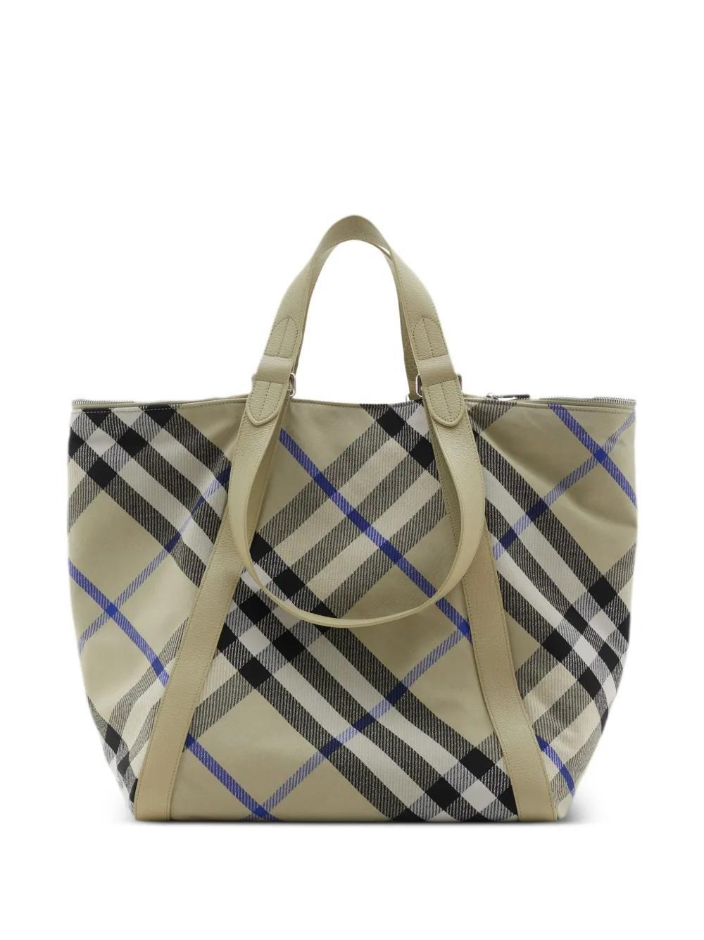 Festival checked tote bag Product Image