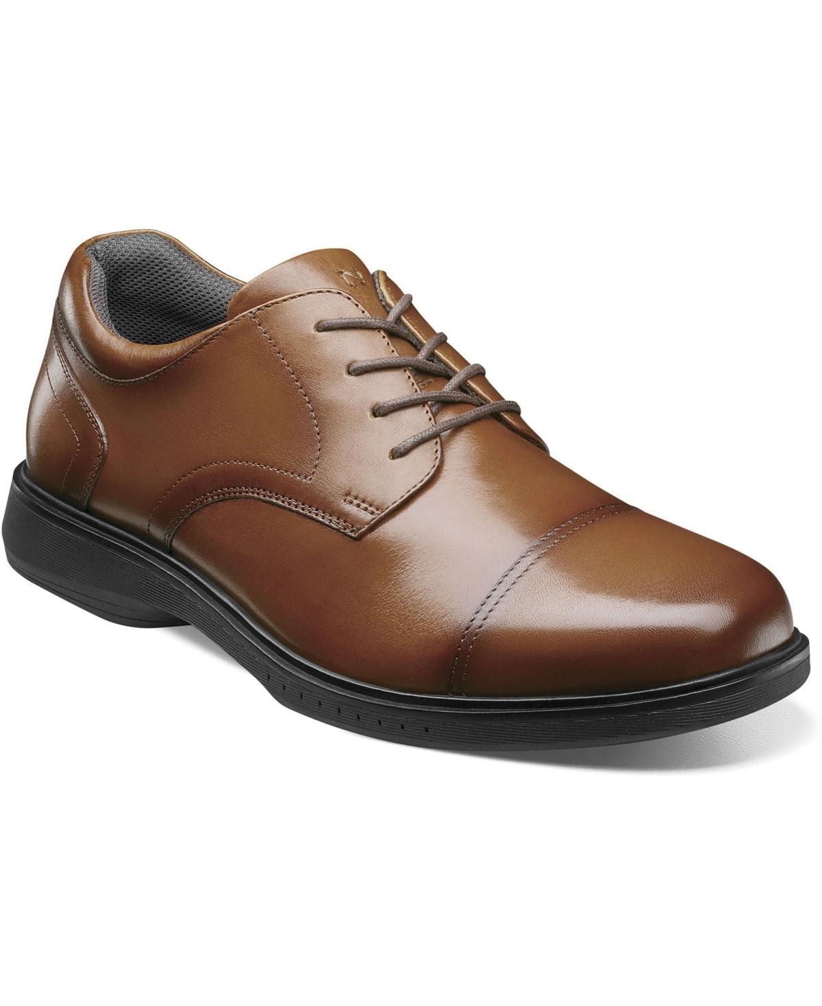 Nunn Bush Norcross Mens Cap Toe Oxford Dress Shoes Red Product Image