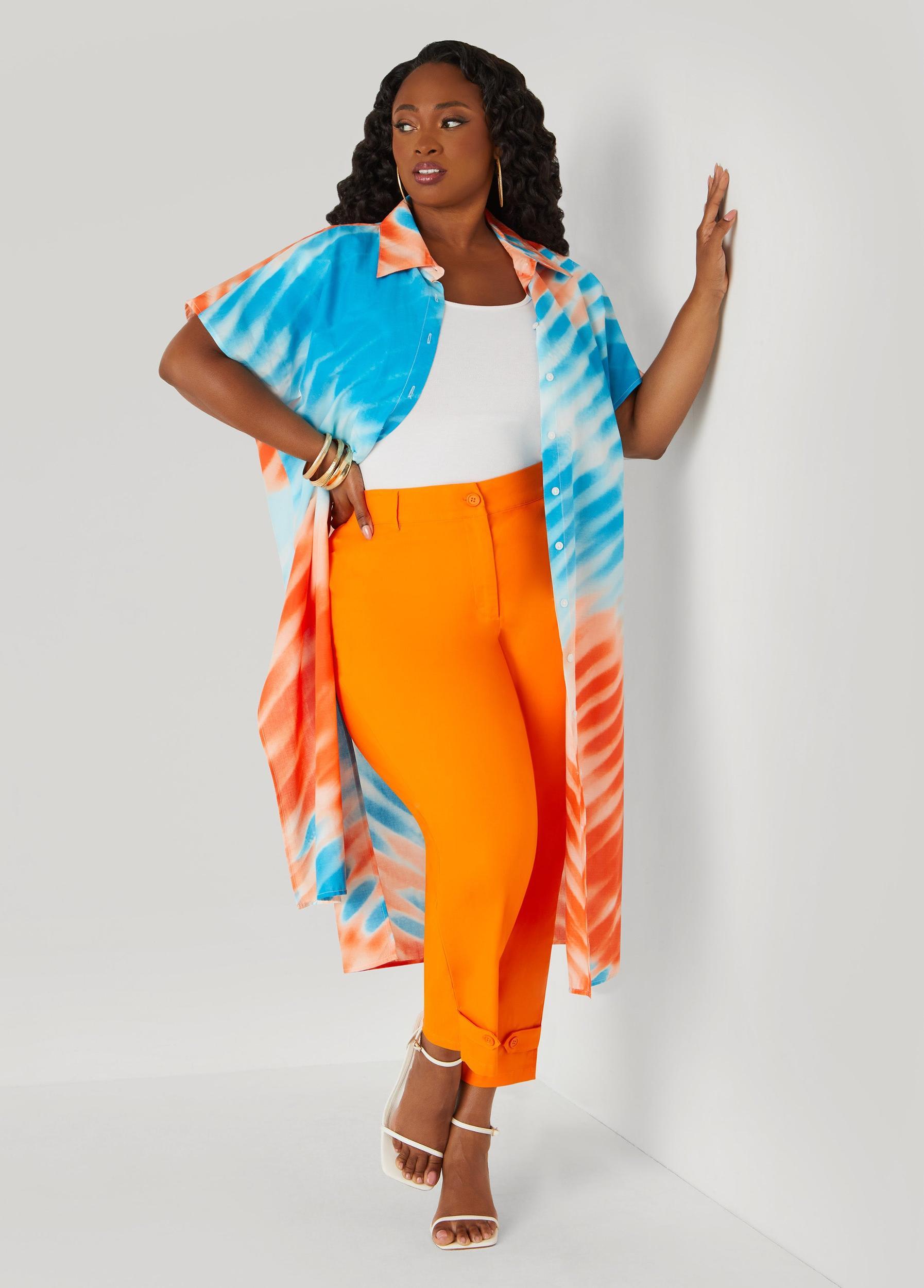Tie Dyed Cotton Duster Shirt Product Image