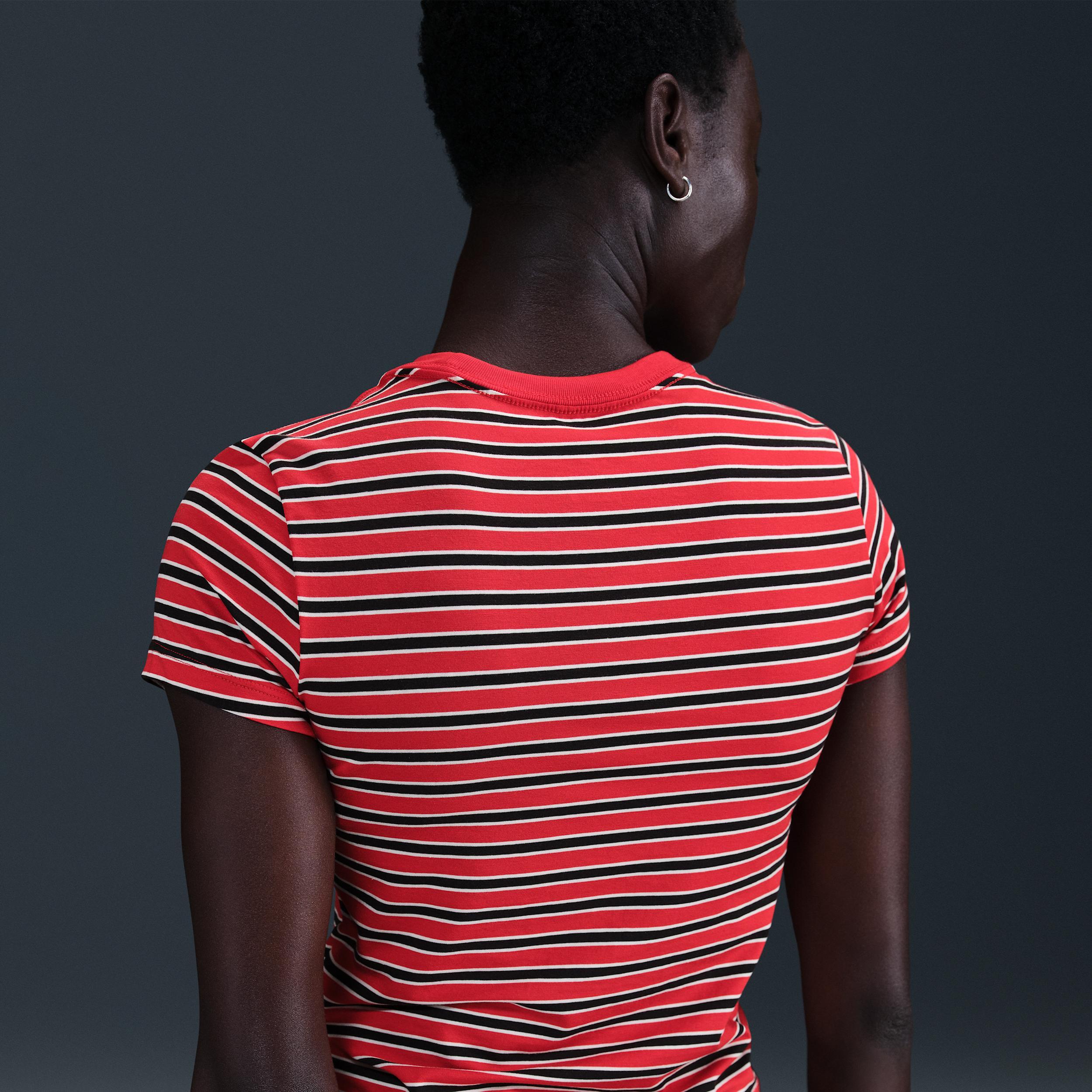 Nike Sportswear Chill Knit Women's Slim Striped T-Shirt Product Image